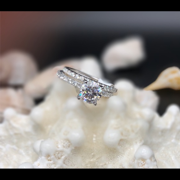 Moissanite rings set with certificate - Picture 6 of 17